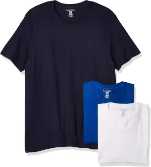 Nautica Men's Cotton Crew Neck 3-Pack T-Shirt