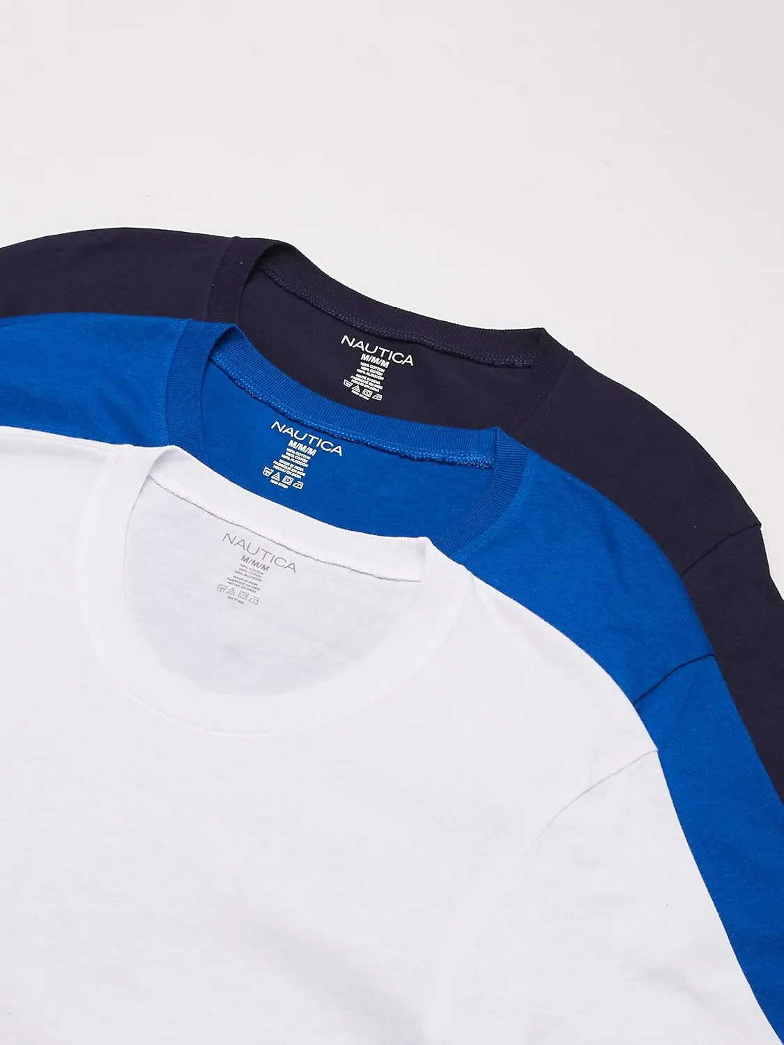 Nautica Men's Cotton Crew Neck 3-Pack T-Shirt