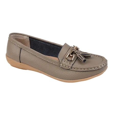 Nautical Leather Loafer Cinnamon