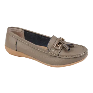 Nautical Leather Loafer Cinnamon