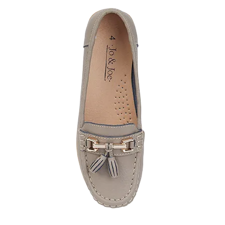 Nautical Leather Loafer Cinnamon