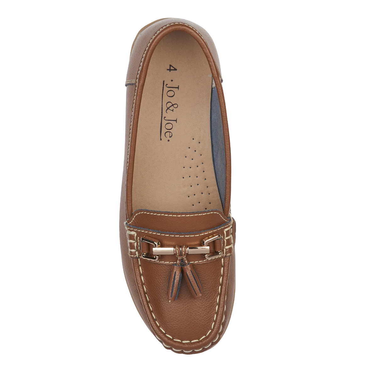 Nautical Leather Loafer Tan