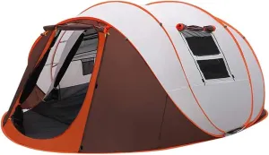 NIEH Pop-up Tent for 5-6 People, Outdoor Camping Portable UV-Protection Beach Tent,All Weather Protection Waterproof & Windproof, for Camping Hiking