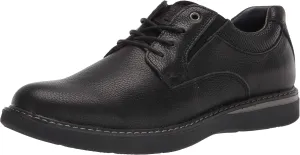 Nunn Bush Men's BAYRIDGE Plain Toe Lightweight Leather LACE-UP Oxford, Black, 8.5