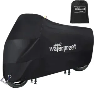 Outdoor, Oxford Fabric with Lock Holes, Waterproof Anti Dust Rain UV Protection Tent, Adjustable Elastic Straps Tarp, Accessories Perfect for Bikes