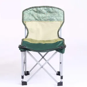 Oxford Cloth Outdoor Folding Chair Portable Leisure Non- Slip Fishing Chair Camping Barbecue Sketch Chair mesh Breathable Beach Chair