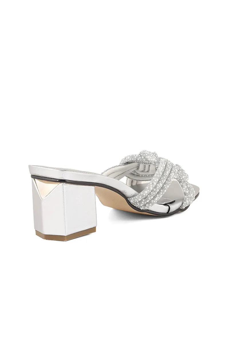 Party Wear Slip On I29239-Silver