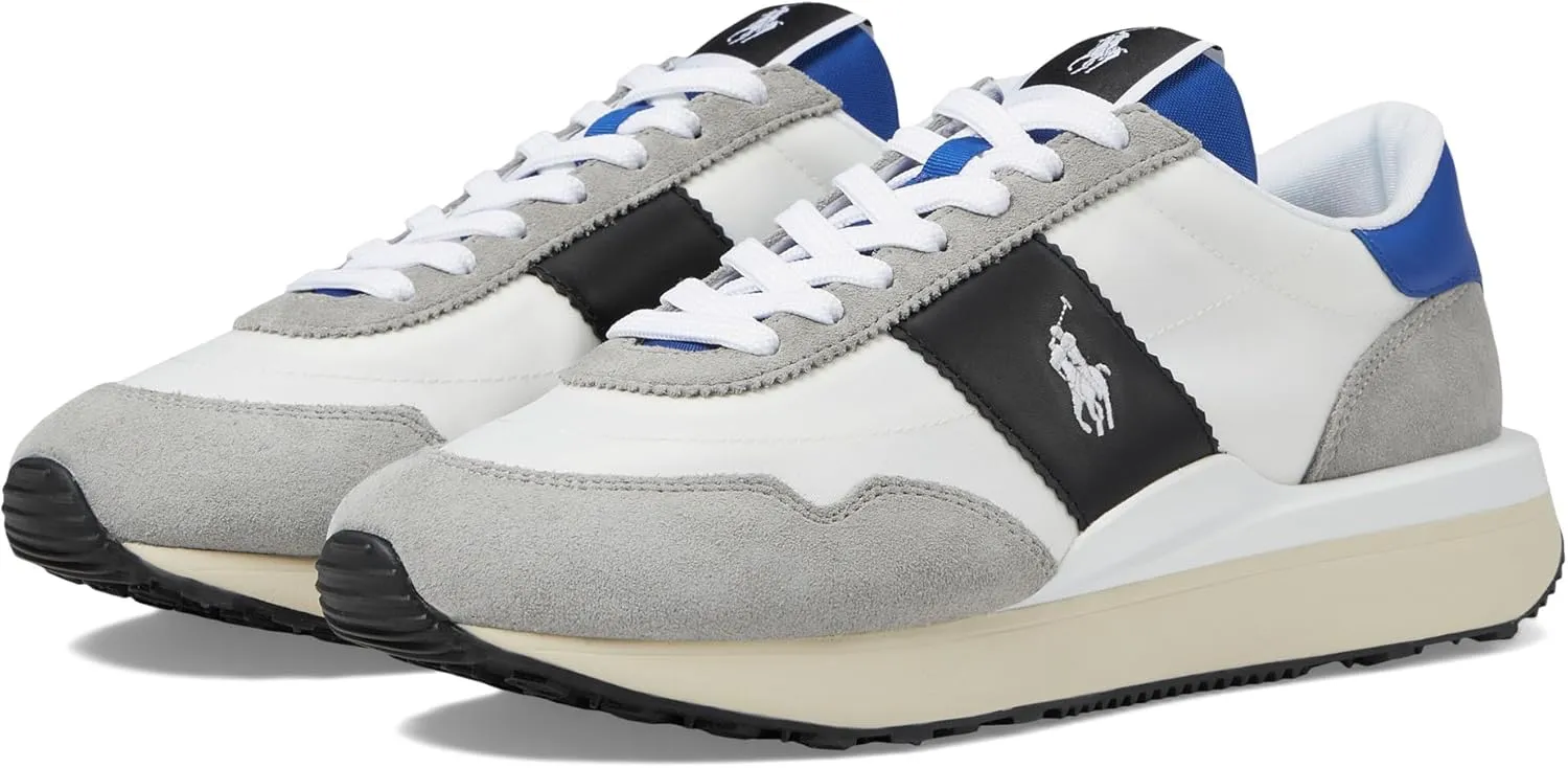 Polo Ralph Lauren Men's Train 89 Leather & Canvas Trainer