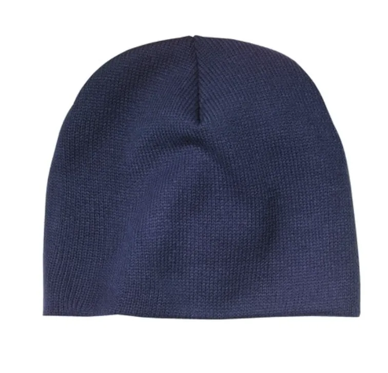 Port & Company Beanie Cap - Leather Patch
