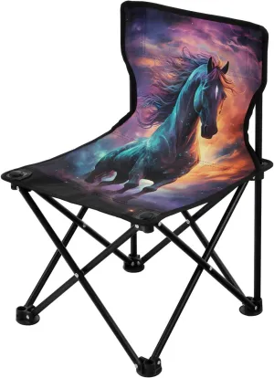 Portable Camping Folding Chairs Foldable Chair Small Horse Myth 1 Lightweight Backpacking Outdoor Outside Fishing