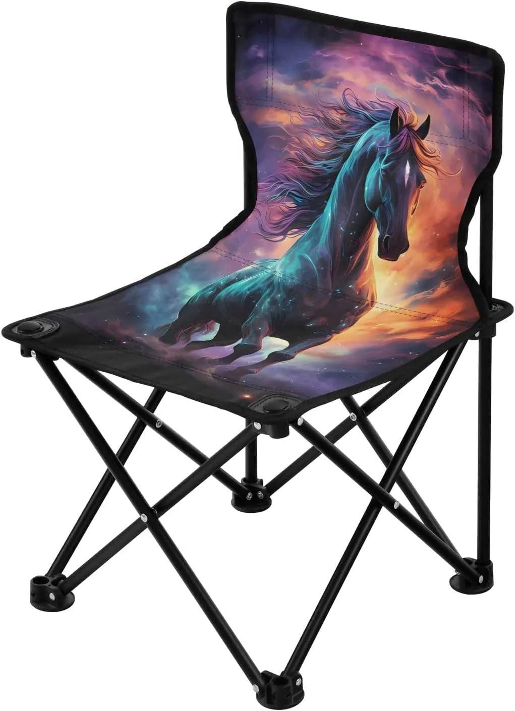 Portable Camping Folding Chairs Foldable Chair Small Horse Myth 1 Lightweight Backpacking Outdoor Outside Fishing