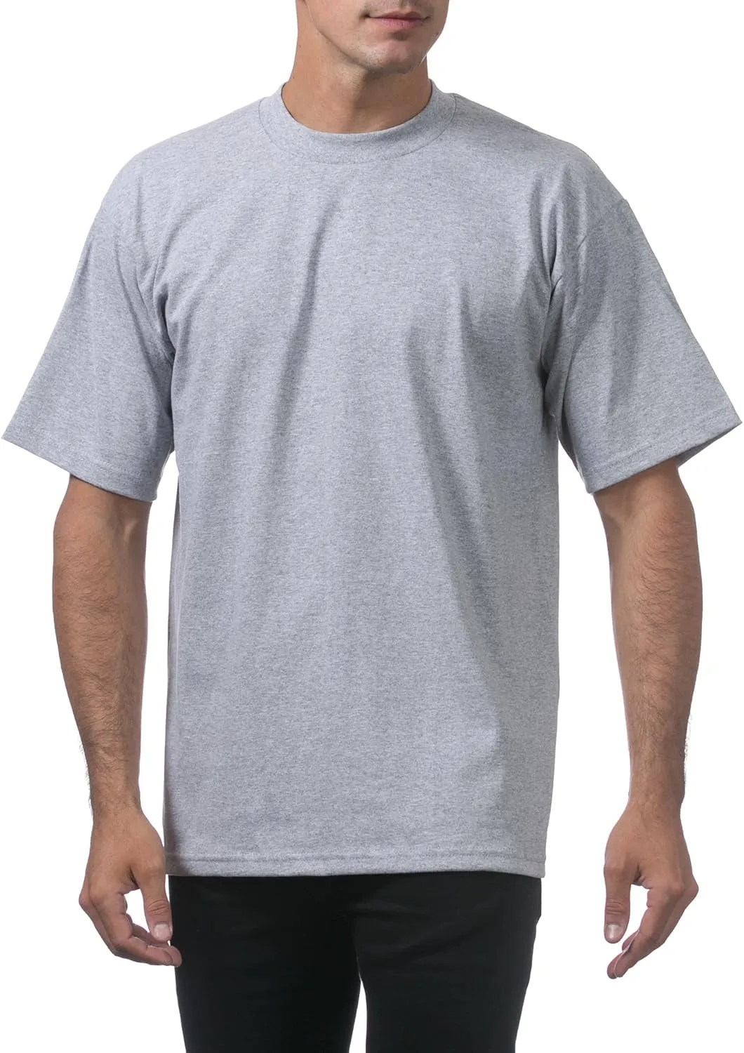 Pro Club Men's Heavyweight Cotton Short Sleeve Crew Neck T-Shirt