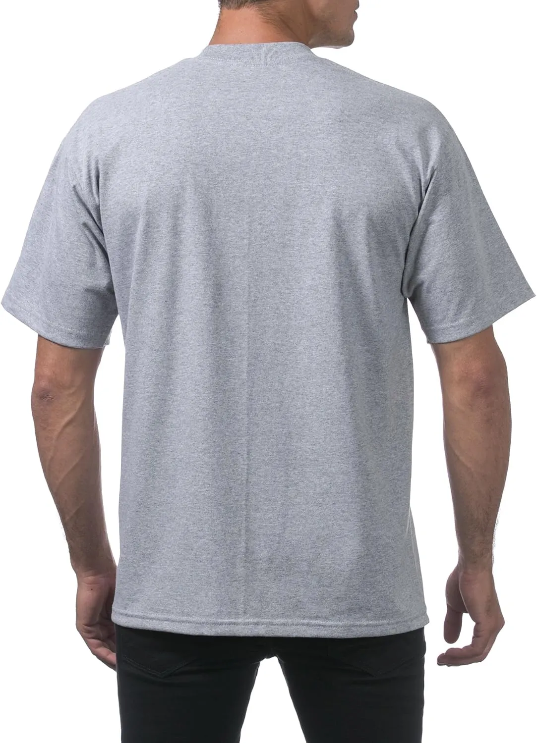 Pro Club Men's Heavyweight Cotton Short Sleeve Crew Neck T-Shirt
