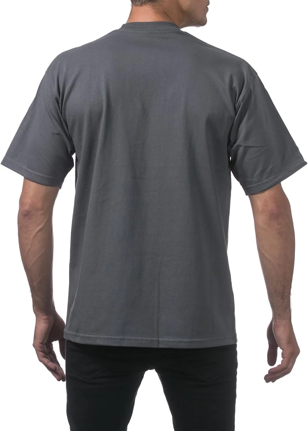Pro Club Men's Heavyweight Cotton Short Sleeve Crew Neck T-Shirt