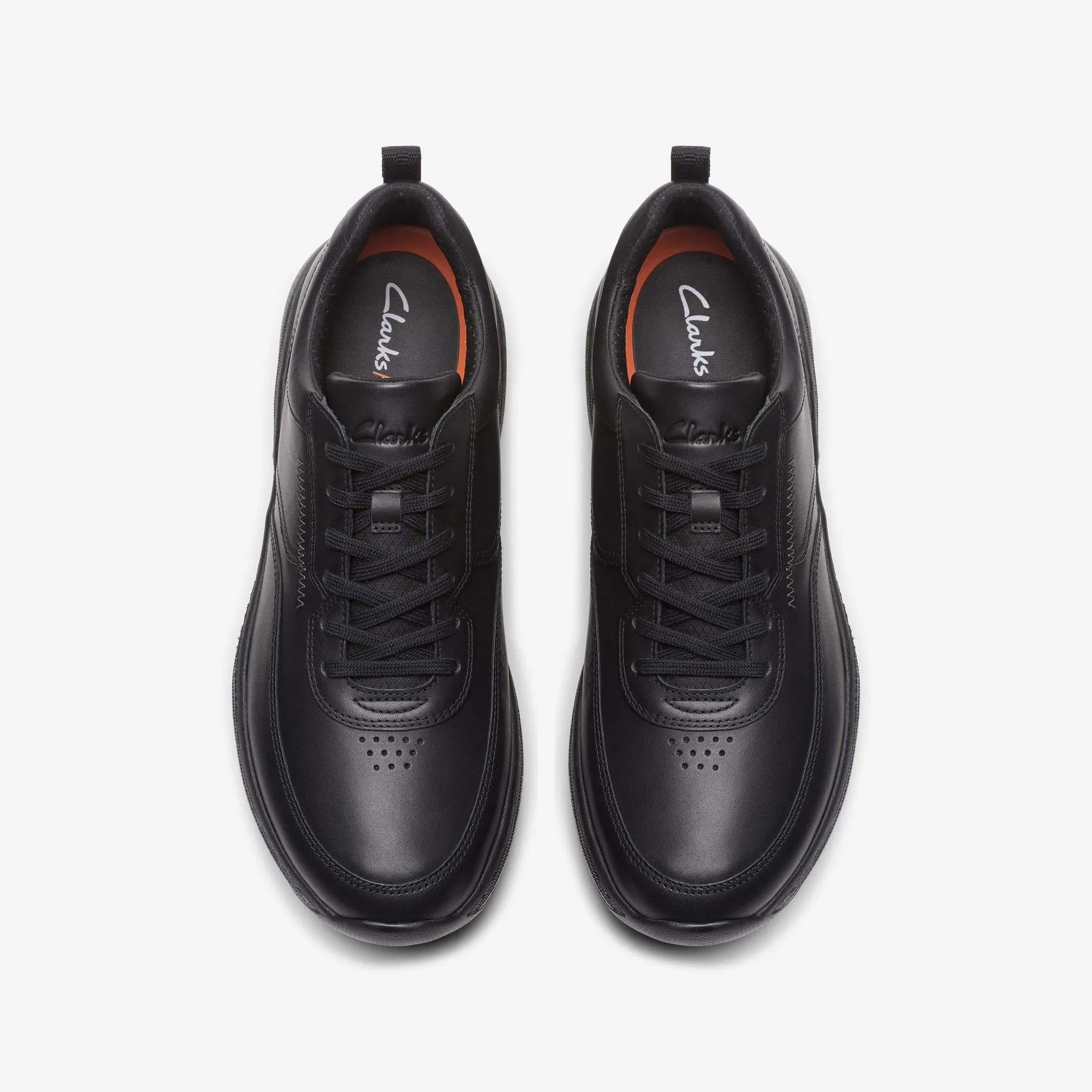 Pro Lace Black Leather by Clarks