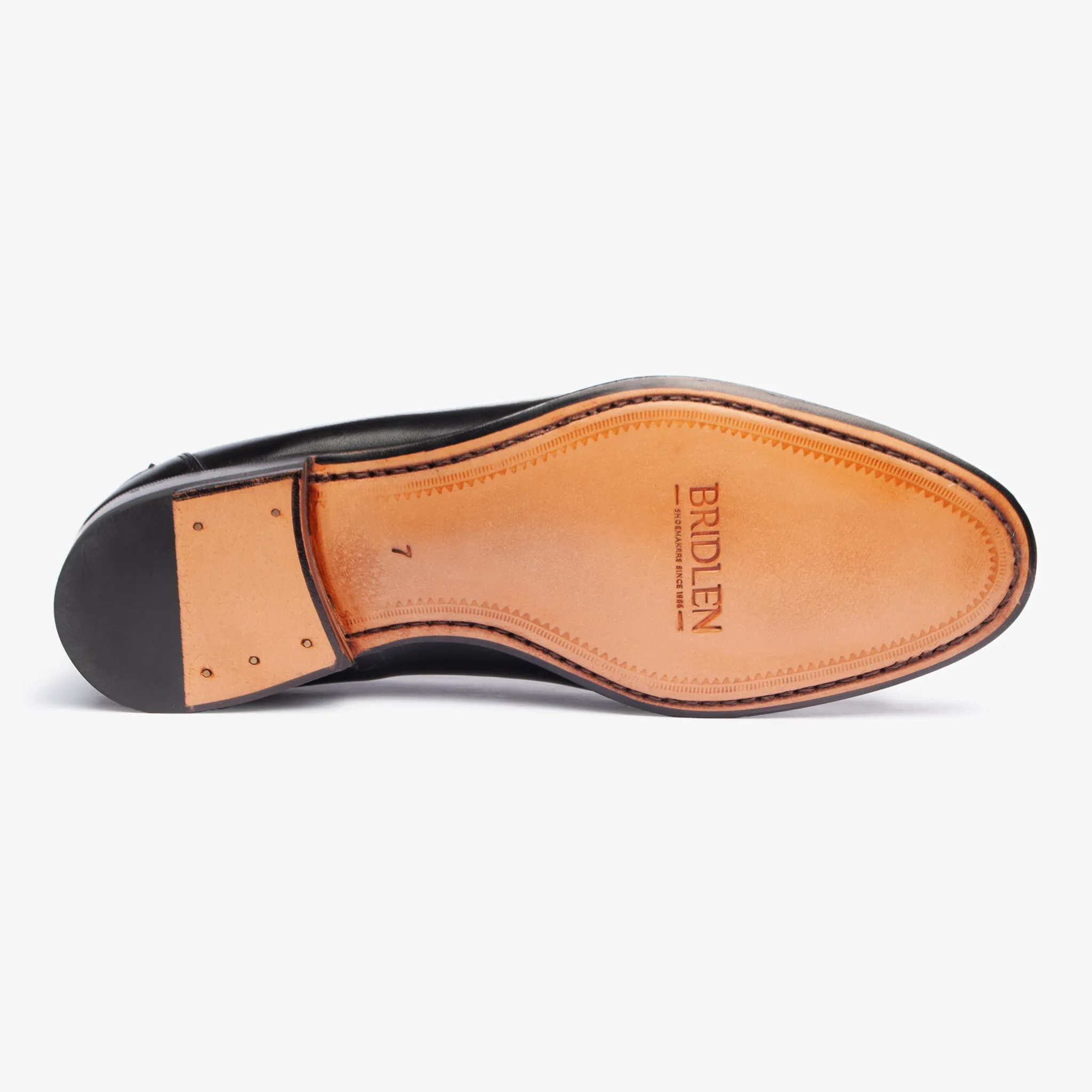 Punch Cap Oxford - Black - Mod Last - Blake Line