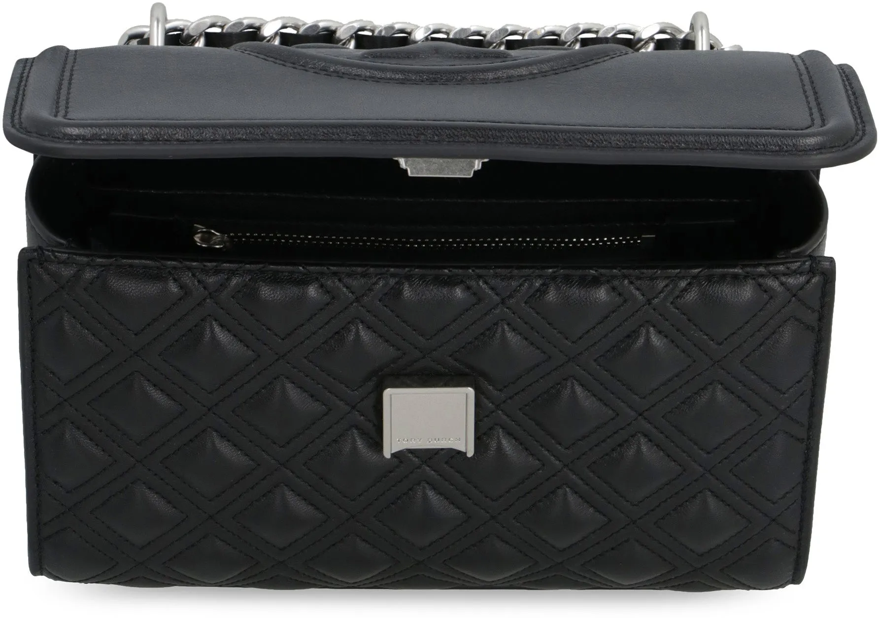 Quilted leather Fleming mini shoulder bag