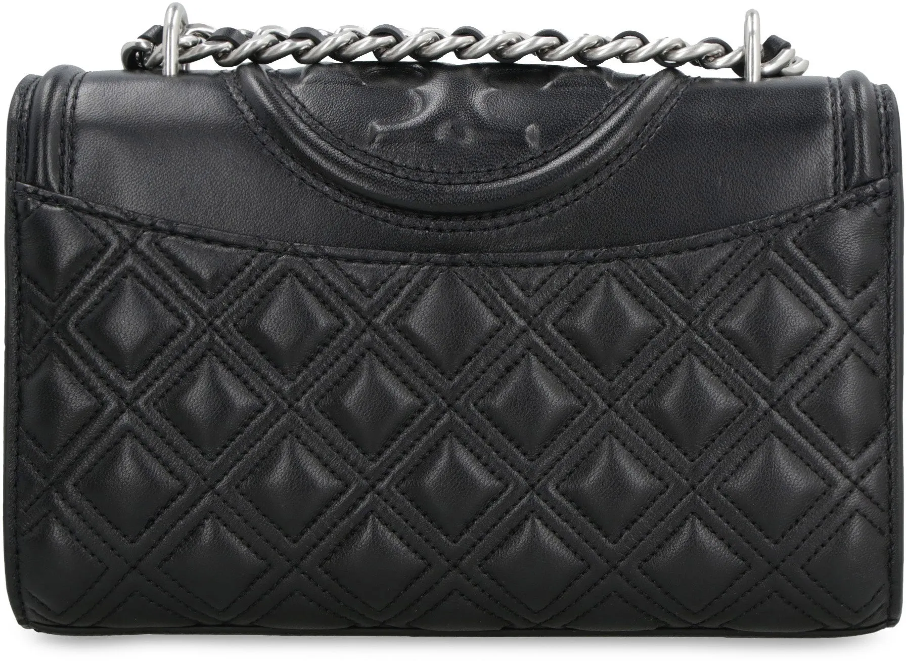 Quilted leather Fleming mini shoulder bag