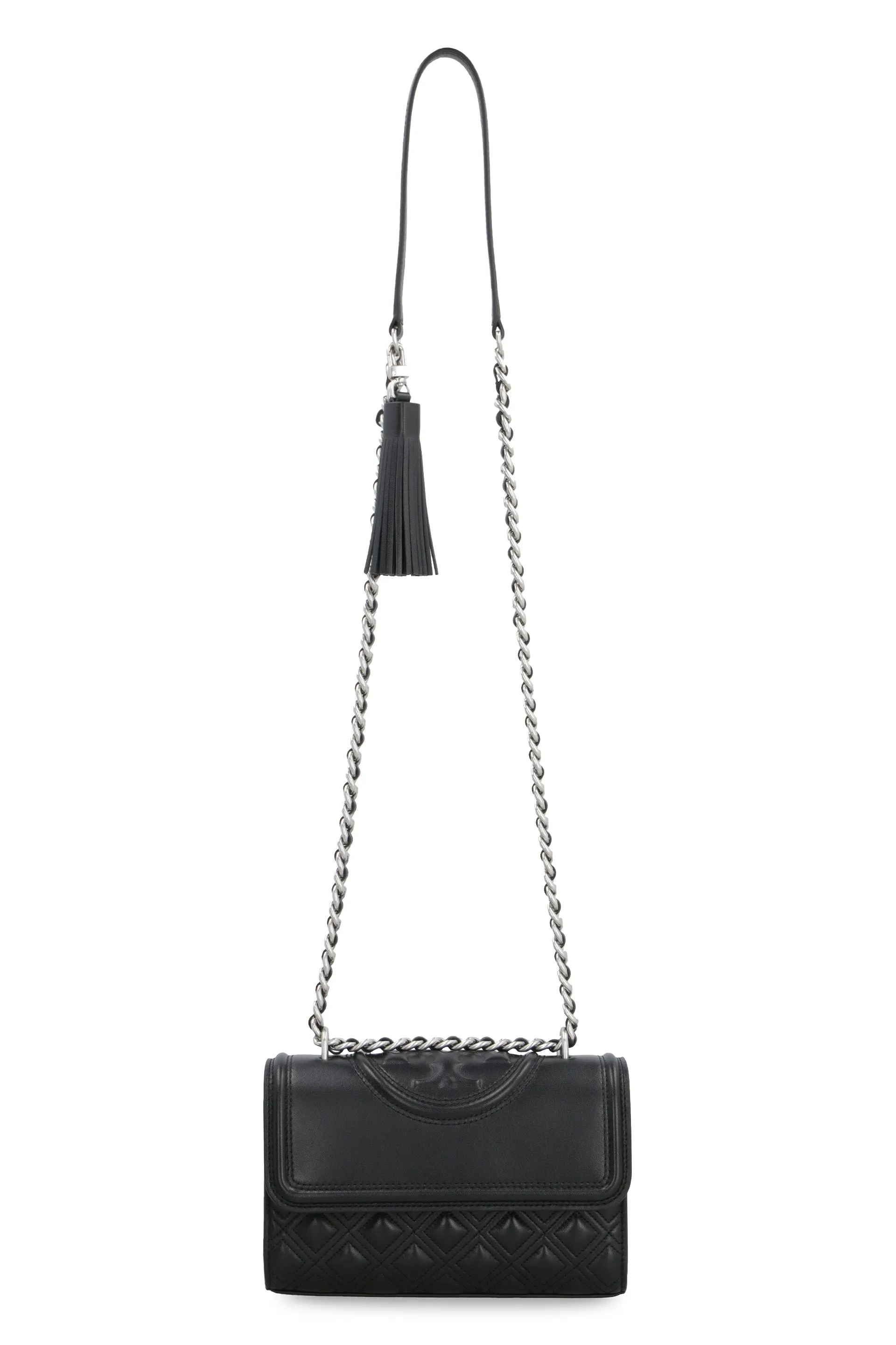 Quilted leather Fleming mini shoulder bag