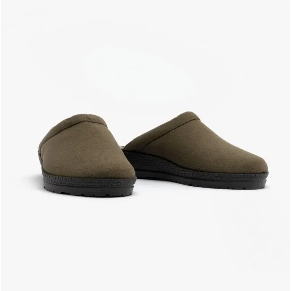 Rohde 2291 Womens Mule Slippers Olive