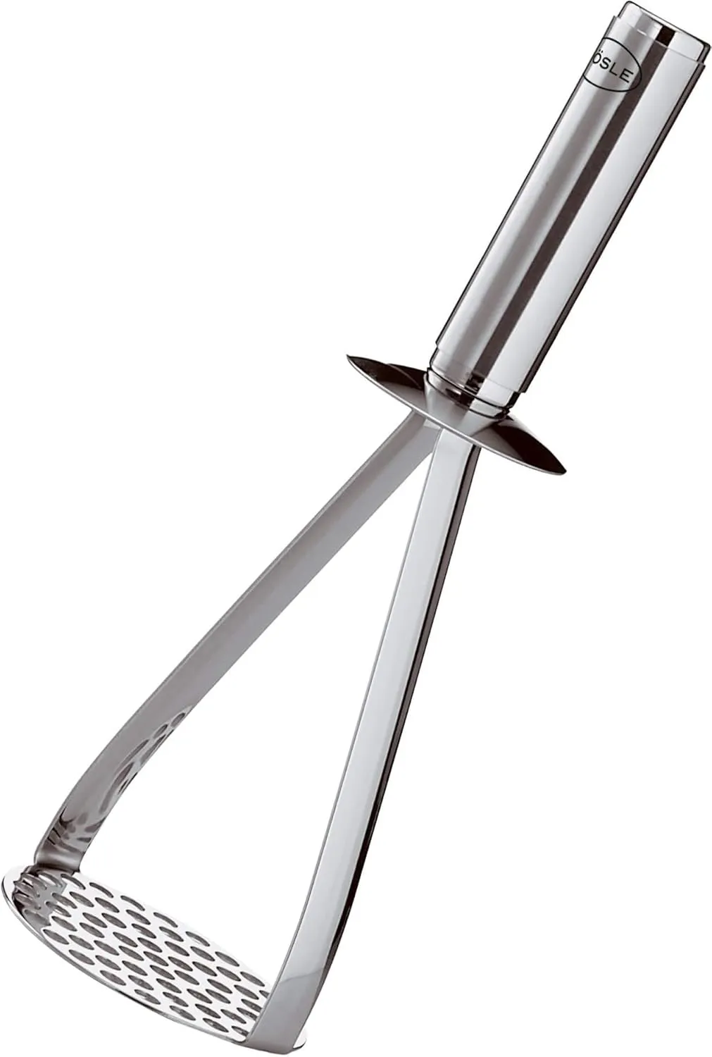 Rösle Kartoffelstampfer, Hochwertiger Stampfer für Kartoffeln und Knollen-Gemüse, Edelstahl 18/10, hochglänzend / matt, Spülmaschinengeeignet,Silver,12780