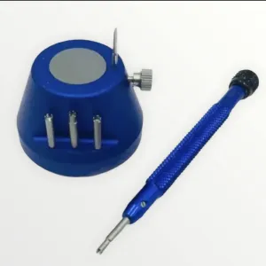 Ruihua, Professional Watchmaker Screwdriver Tools compatible with For Richard Mille Watches 4 & 5 Prongs Spokes Claws Star RM Watch repair Replacement Rubber Strap Bezel Case Back Cover Set, Blue