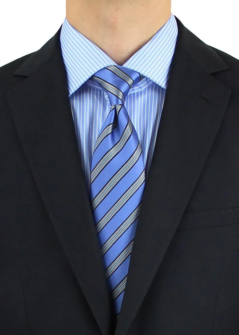 Salvatore Exte Men's 2 Button Two Piece Suit Single Vent Blazer Flat Front Pant