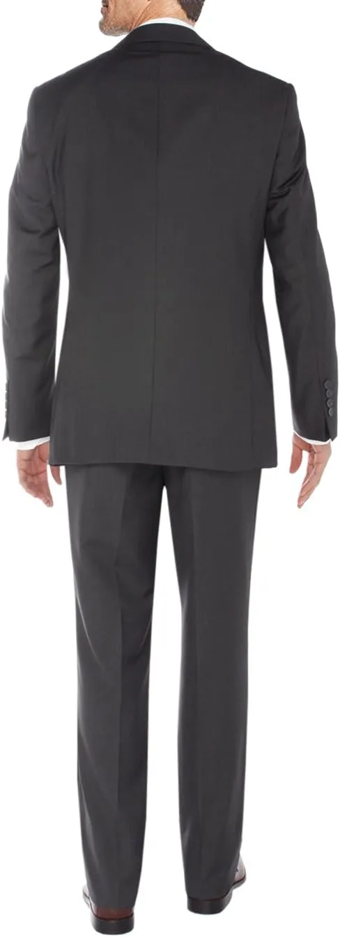 Salvatore Exte Men's Vested Three Piece Suit Blazer Jacket Dress Vest Plus Pant