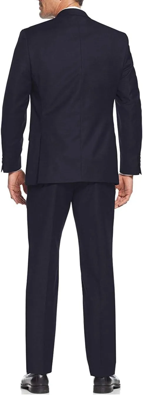 Salvatore Exte Men's Vested Three Piece Suit Blazer Jacket Dress Vest Plus Pant