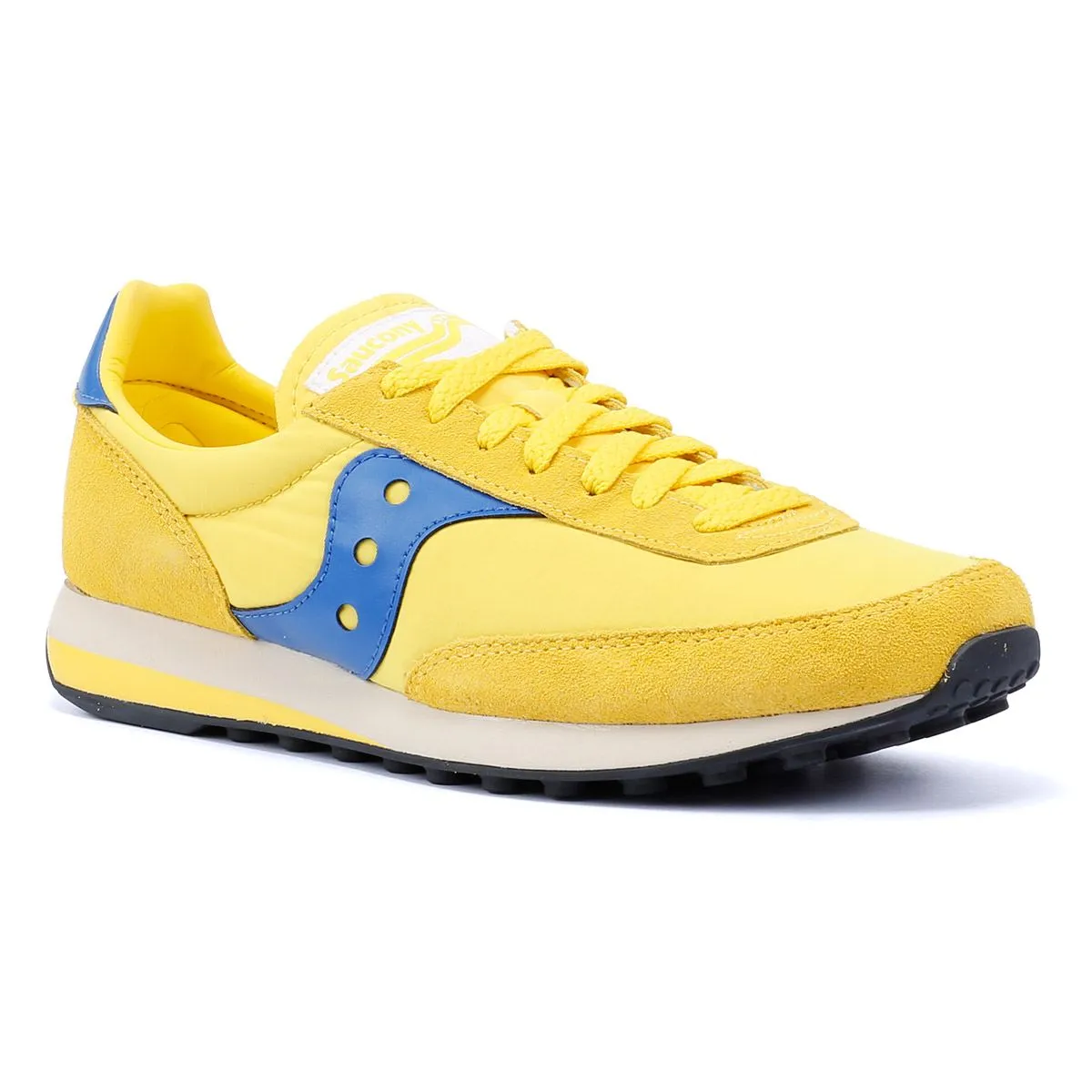 Saucony Trainer 80 Yellow/Blue Trainers