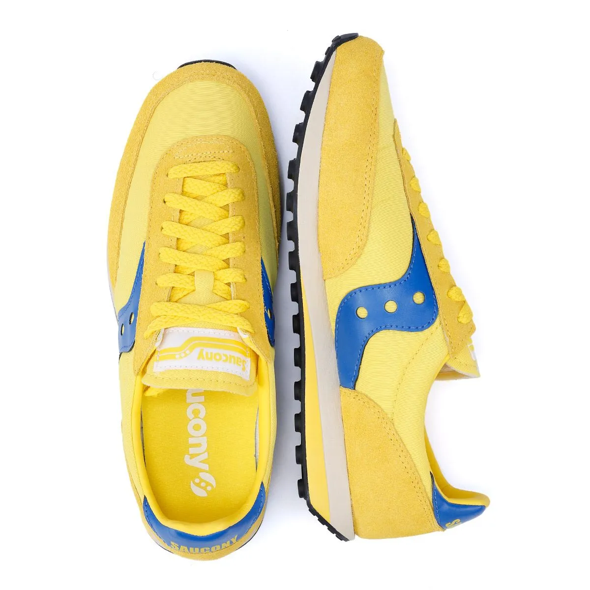Saucony Trainer 80 Yellow/Blue Trainers