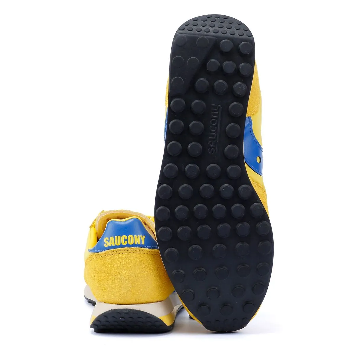 Saucony Trainer 80 Yellow/Blue Trainers