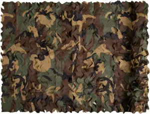Senmortar Camo Netting, Bulk Roll Camouflage Netting, Military Hunting Mesh Free Cutting for Hunting Blind Sunshade Shooting Theme Party Decoration