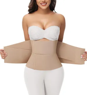 SHAPSHE Waist Trainer for Women Working out Cincher Body Shaper Tummy Control Waist Trimmer Belt Segmented Triple Wrap
