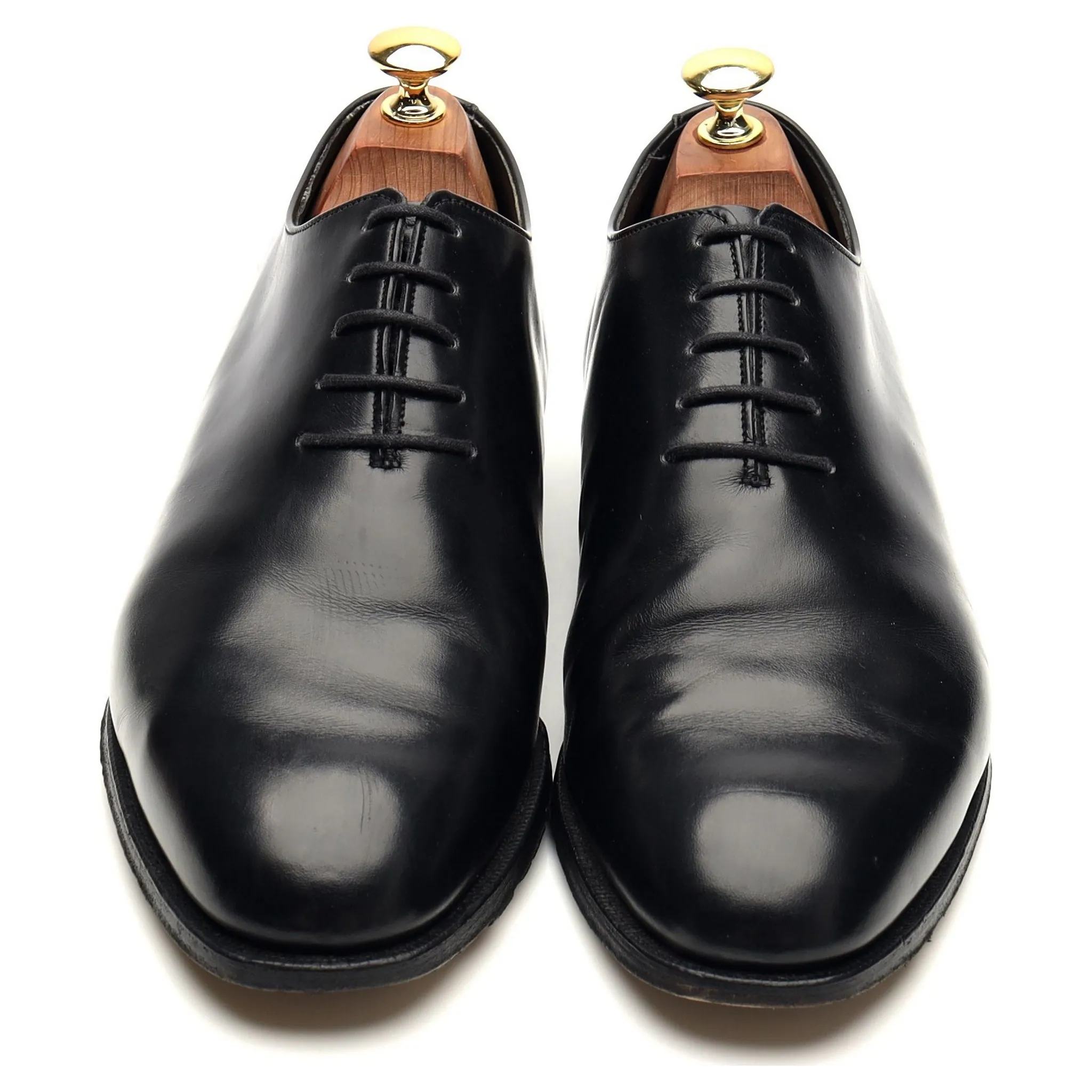 Shipton & Heneage 'Pallmall' Black Leather Wholecut Oxford UK 8 F
