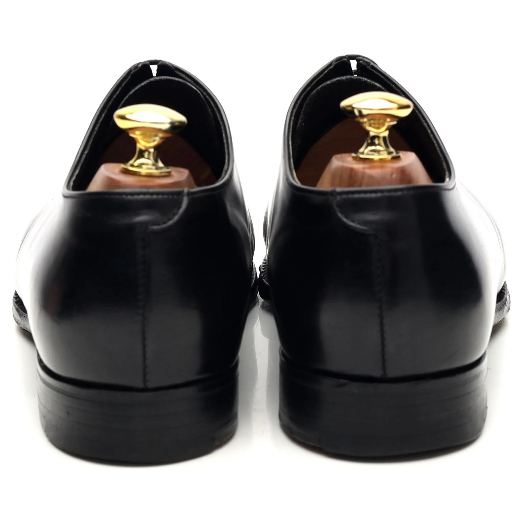 Shipton & Heneage 'Pallmall' Black Leather Wholecut Oxford UK 8 F