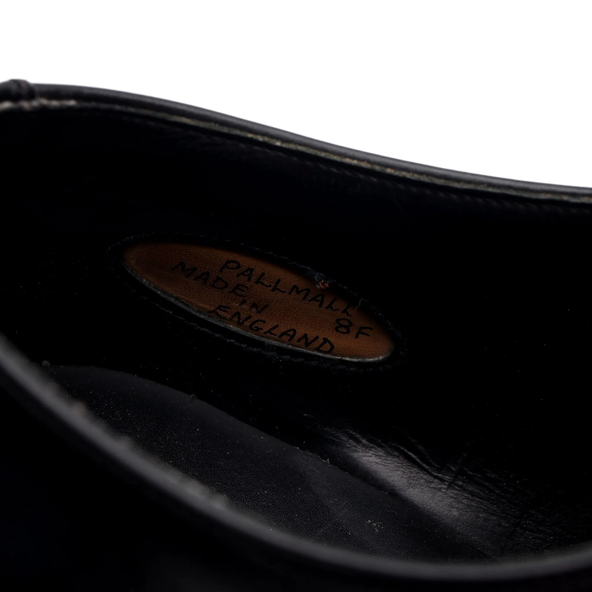 Shipton & Heneage 'Pallmall' Black Leather Wholecut Oxford UK 8 F