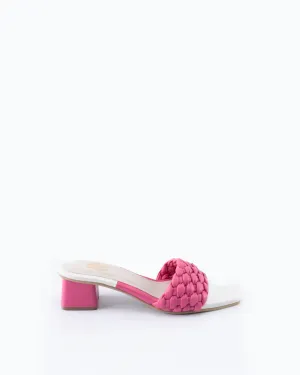 Silvia Cobos Luli Weaved Heel Mule Pink