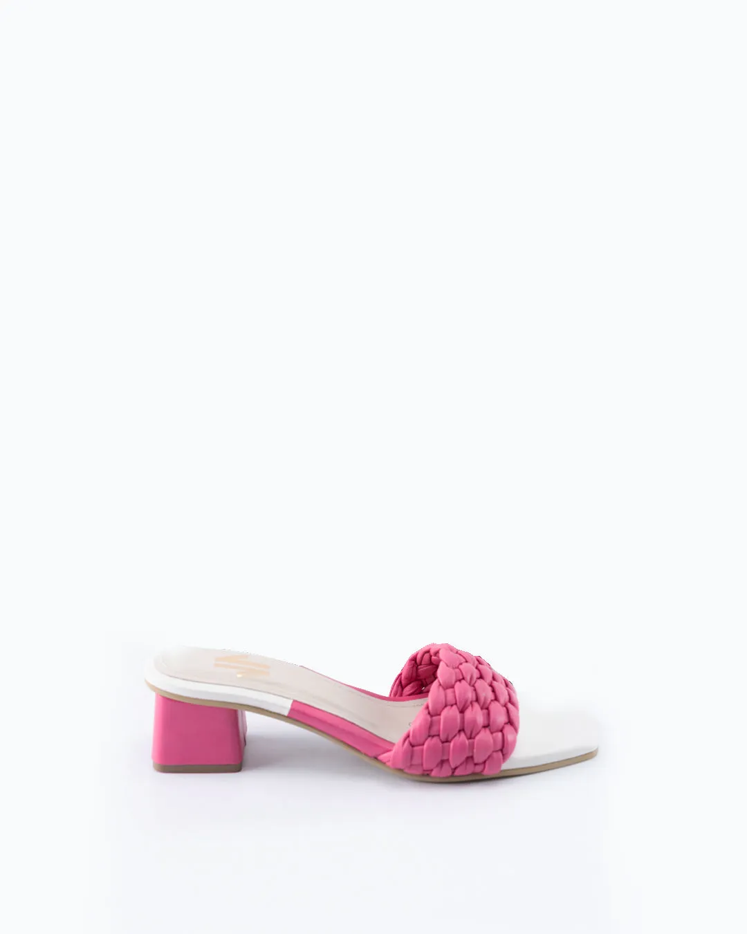 Silvia Cobos Luli Weaved Heel Mule Pink