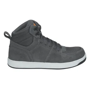 Site Safety Trainer Boots Mens Standard Fit Grey Leather Shoes Steel Toe Size 12