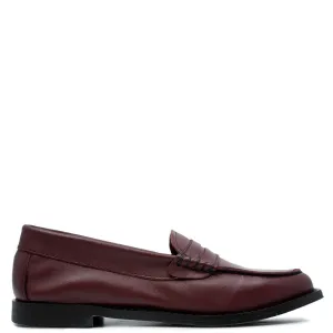 Spain Co Burgundy Penny Loafer