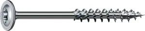 SPAX Wood Construction Screw, 8.0 x 400 mm, 50 Pieces, T-Star Plus, Plate Head, Partial Thread, 4CUT, WIROX A3J, 251010804005