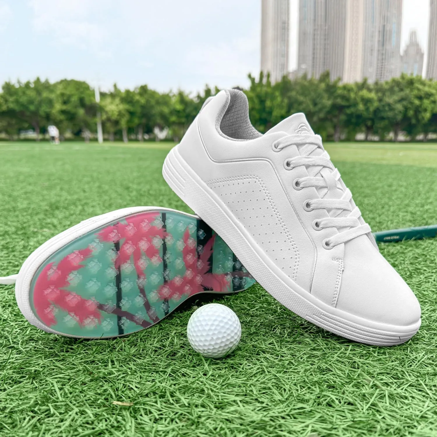 Spikeless Golf Shoes Men Professional Golf Foowears Luxury Walking Footwears for Golfers Outdoor