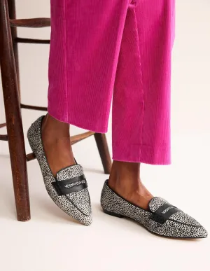 Spitz zulaufende Loafer-Mikro-Dalmatiner