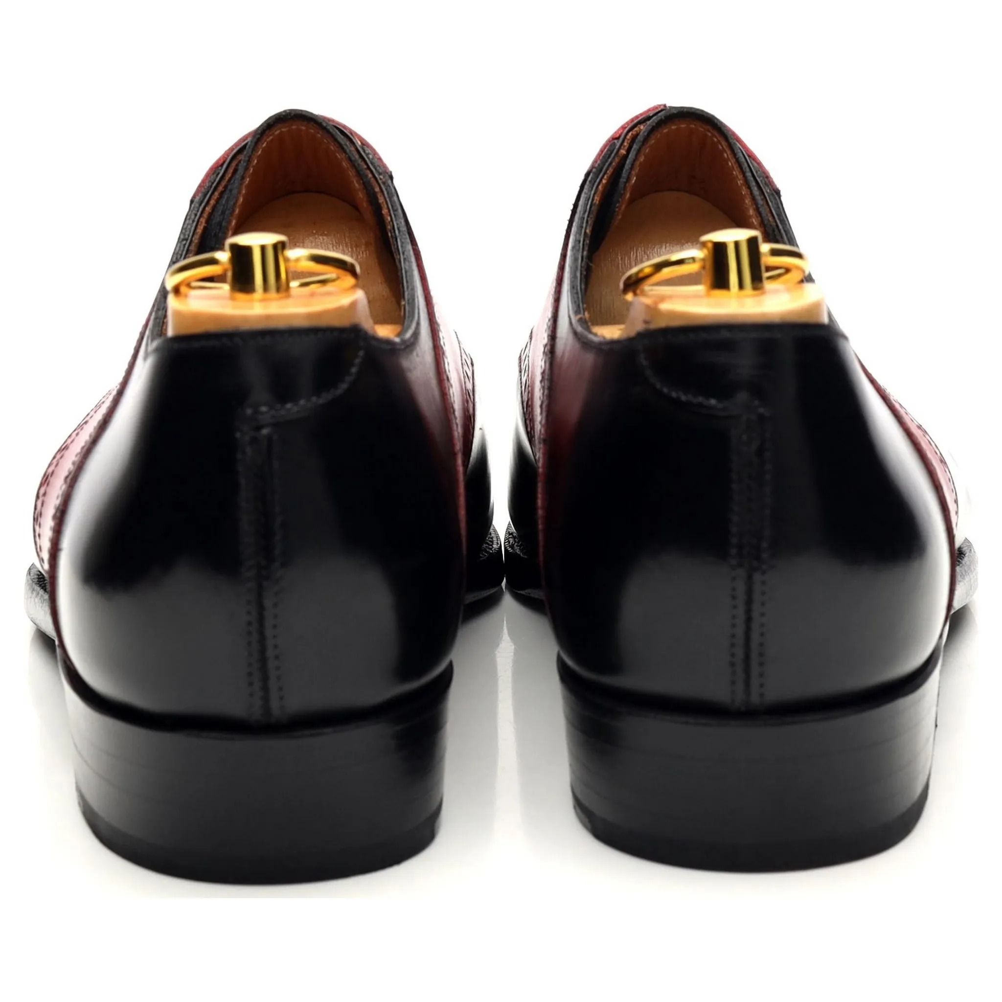 'Stefano Redux' Black & Red Leather Oxford UK 7.5 E