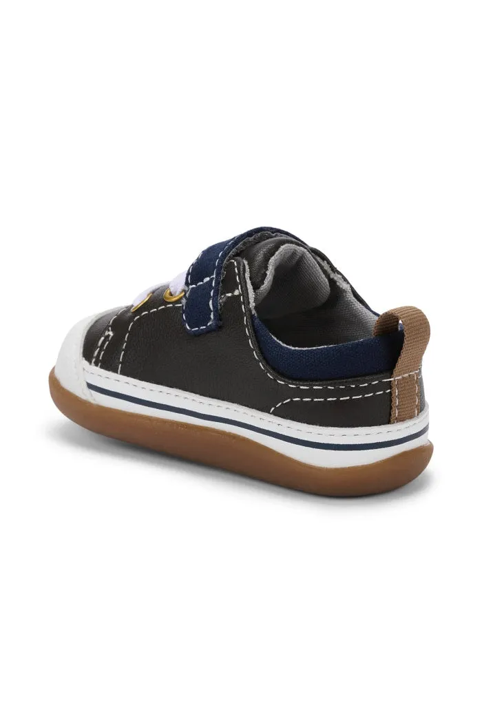 Stevie (First Walker) Brown Leather/Blue