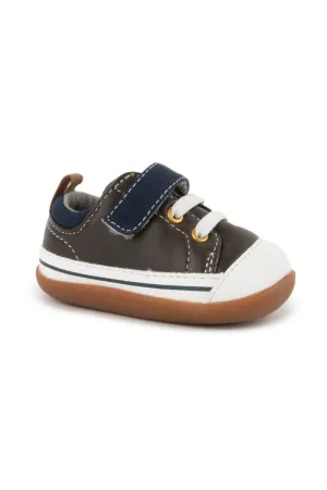 Stevie (First Walker) Brown Leather/Blue