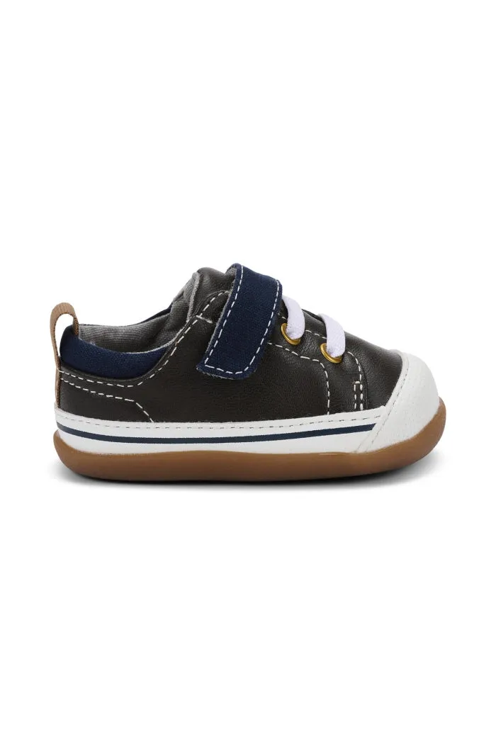 Stevie (First Walker) Brown Leather/Blue