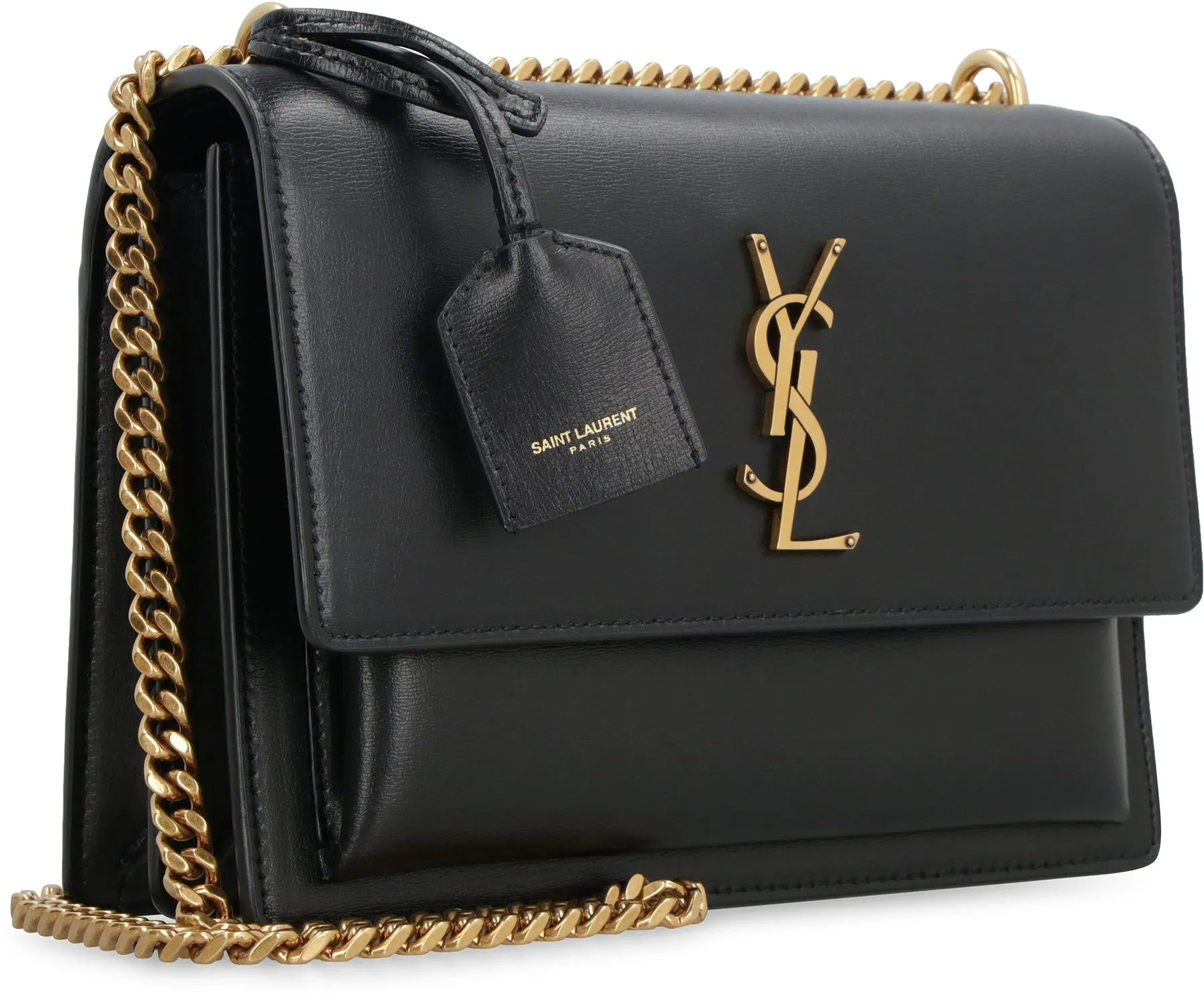 SUNSET leather shoulder bag