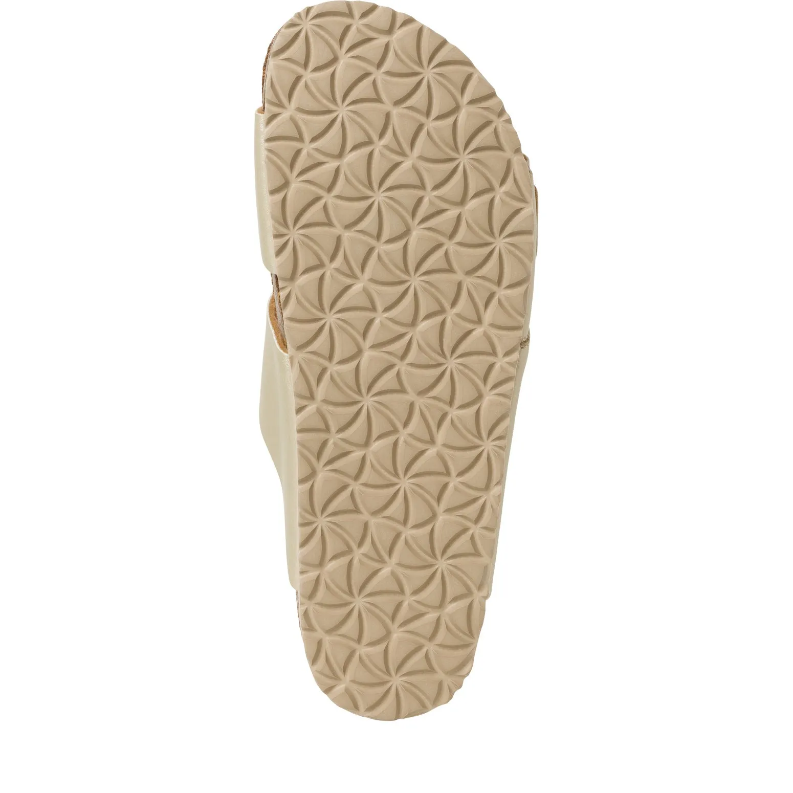 TAMARIS - 27503-933 FLAT DOUBLE STRAP MULE - LIGHT GOLD